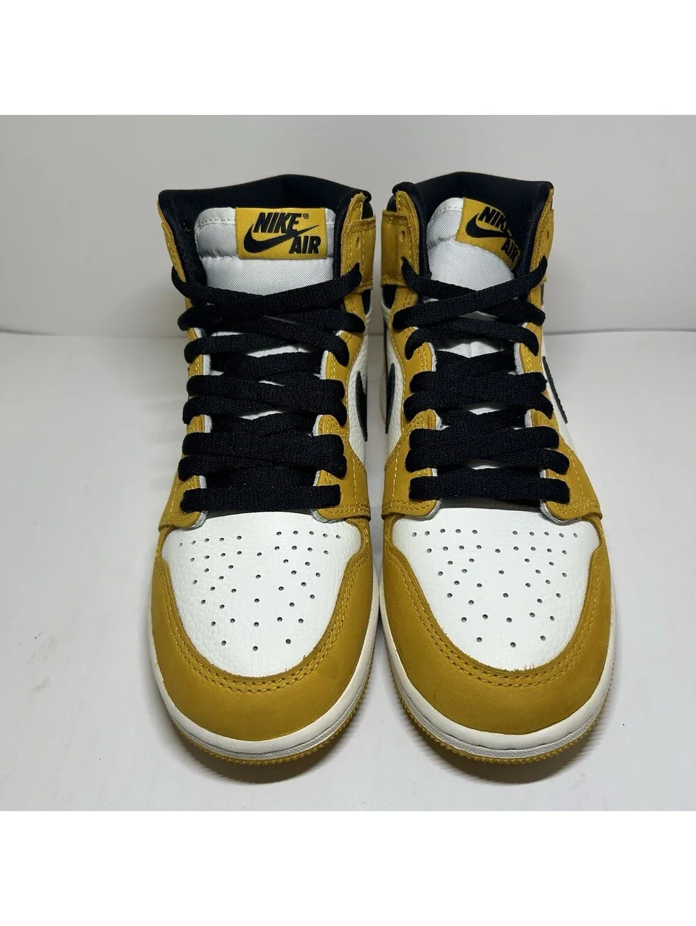 Air Jordan 1 Retro High OG Yellow Ochre GS - Size 4.5Y OG ALL - (FD1437-701)